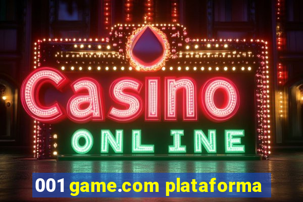 001 game.com plataforma